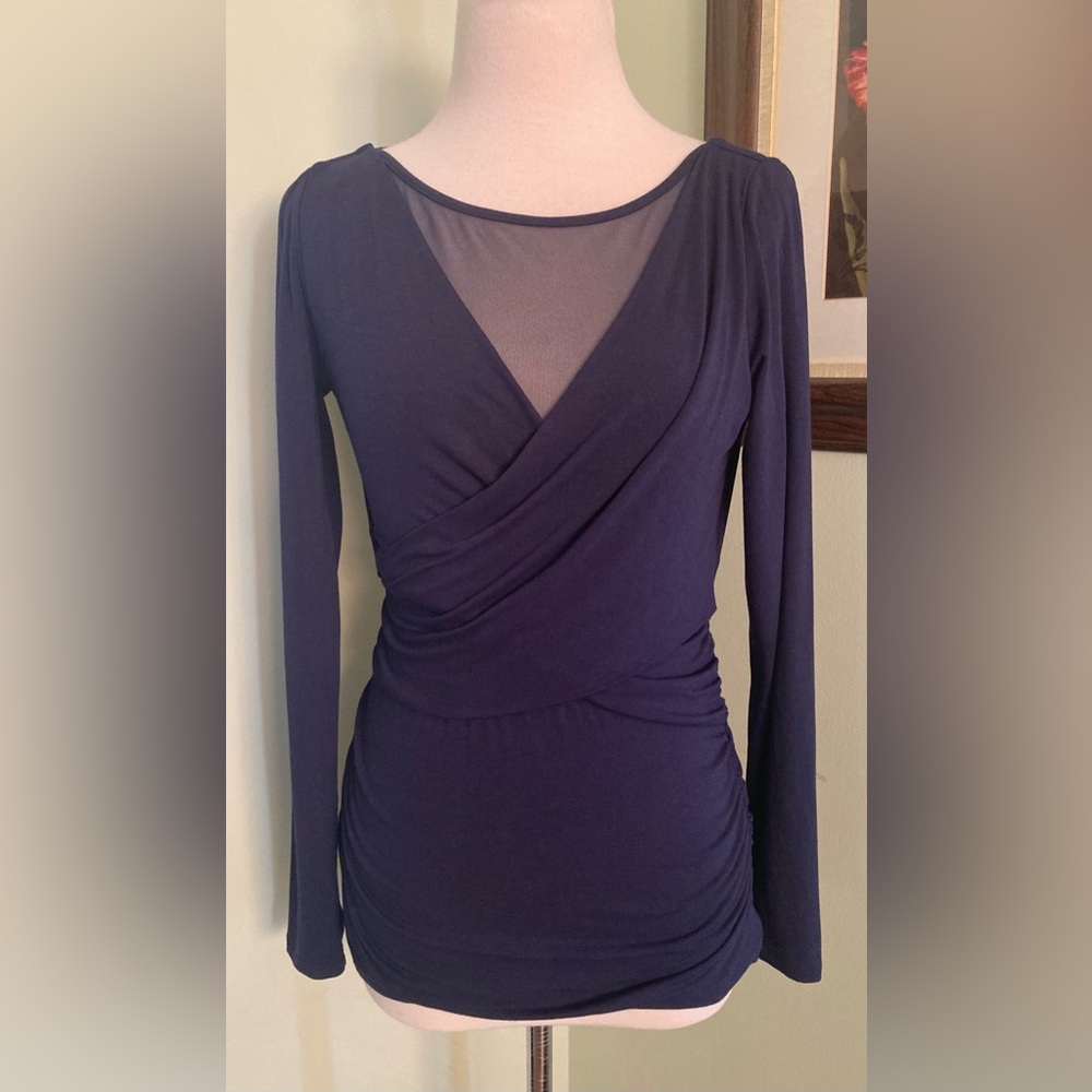 White House Black Market Wrap Top size S